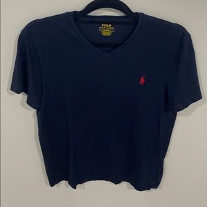 Polo Ralph Lauren Navy V-neck T-shirt